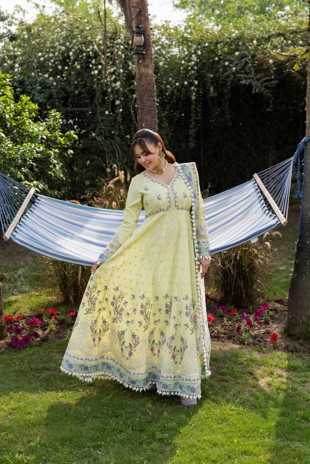Aneela winter collection 2026 03PCS UNSTITCHED frock