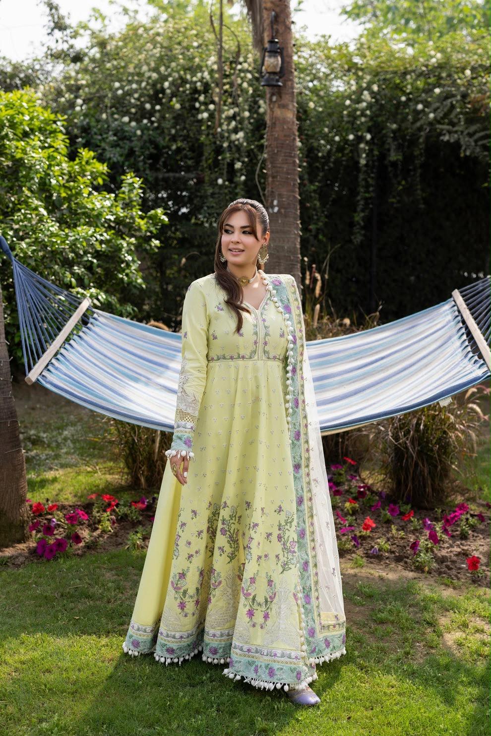 Aneela winter collection 2026 03PCS UNSTITCHED frock