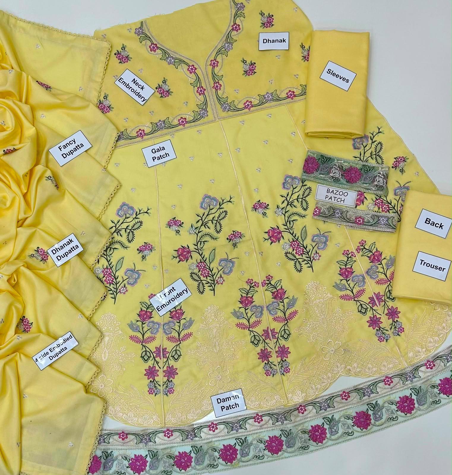 Aneela winter collection 2026 03PCS UNSTITCHED frock