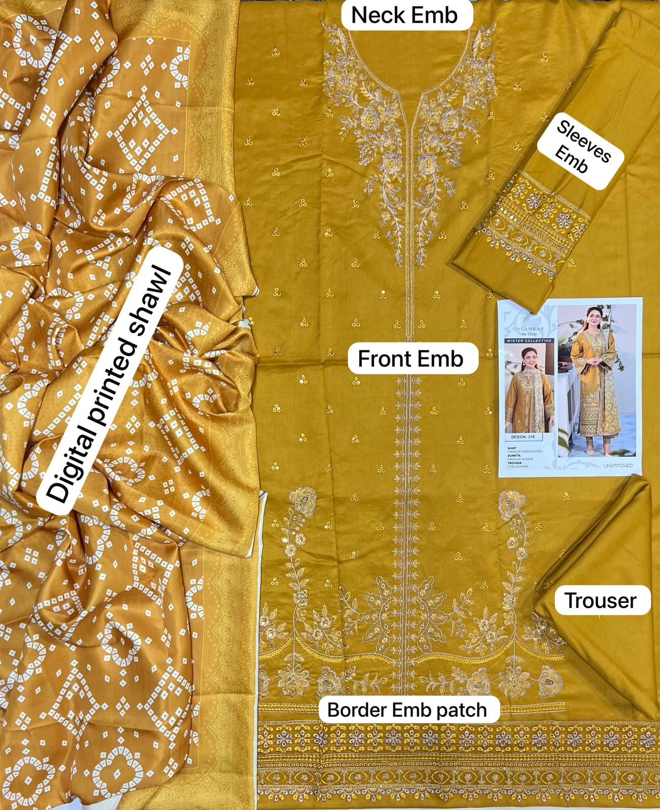 Qalamkar winter collection 2026 