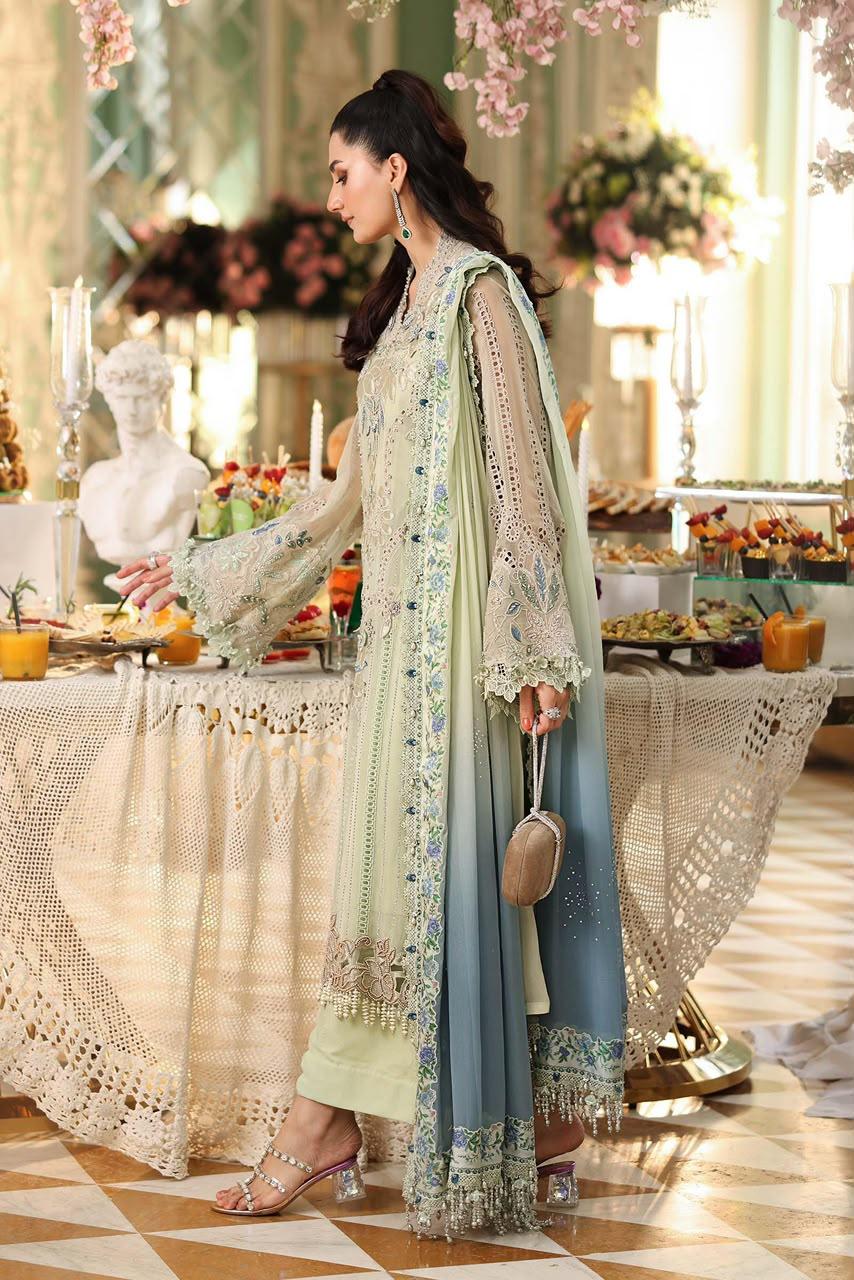 Maria B chiffon Embroidered collection 2026 