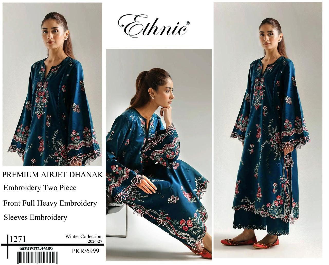 Premium Dhanak Embroidery Collection 2026 
