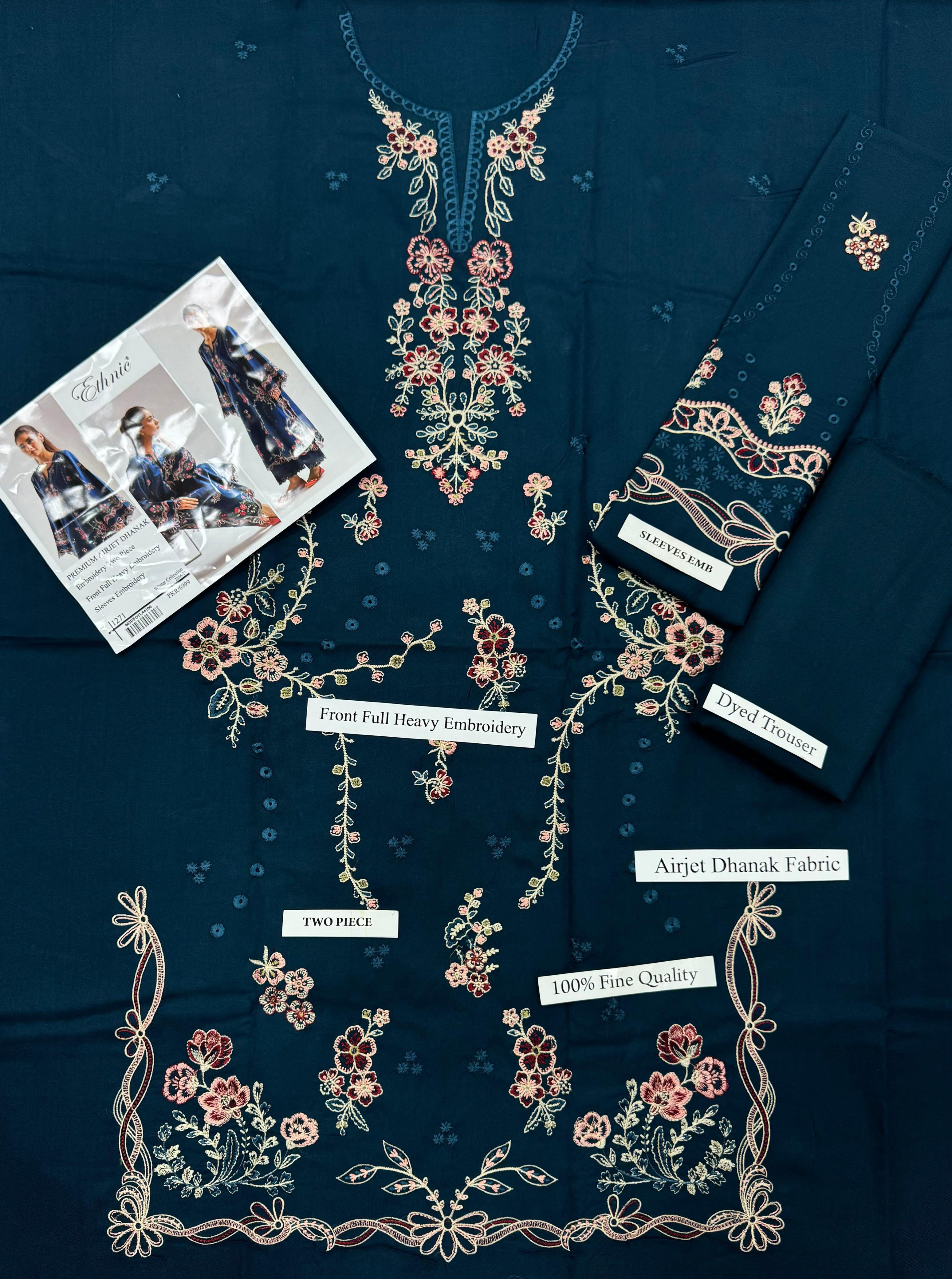 Premium Dhanak Embroidery Collection 2026 