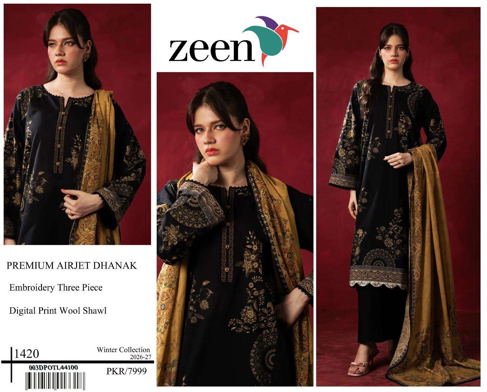 Premium Airjet Dhanak with Digital wool shawl collection 2026