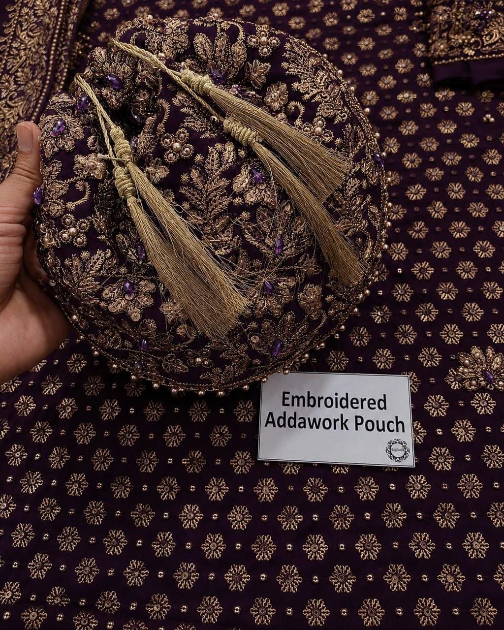 Haris Shakeel addawork formal wedding collection_Arisha Magenta collection 2026