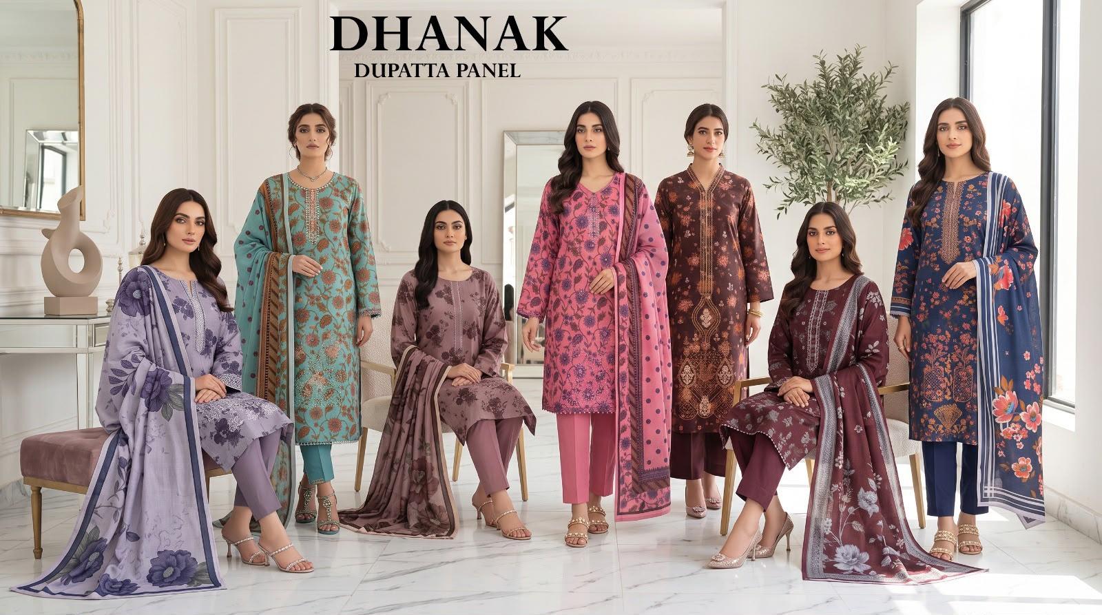 Dhanak with Dhank dupata collection 2026 