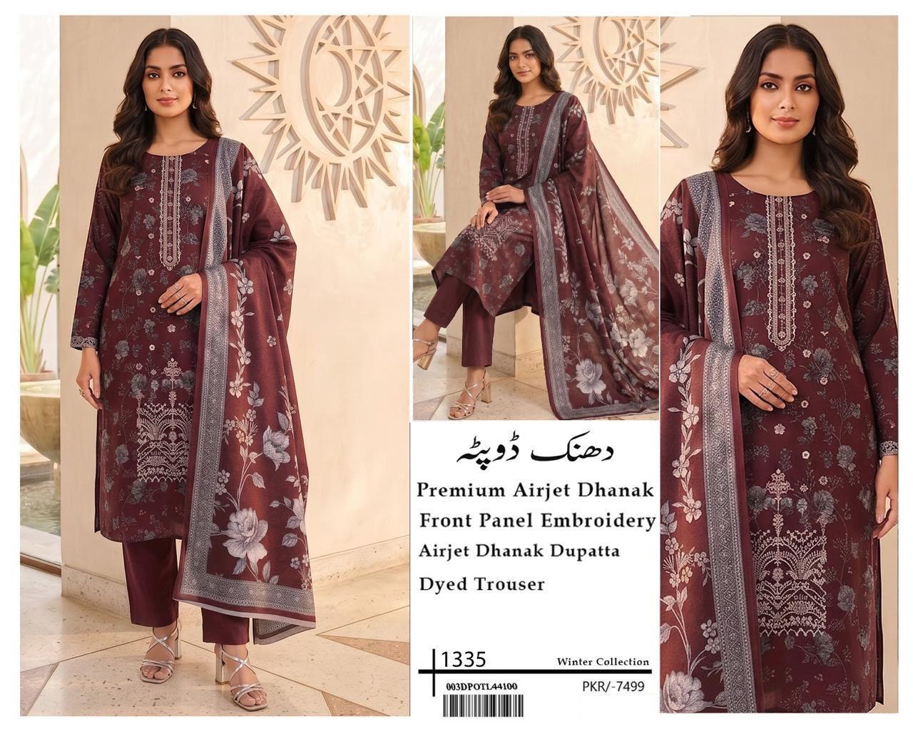 Dhanak with Dhank dupata collection 2026 